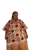 Batik Boubou Gown