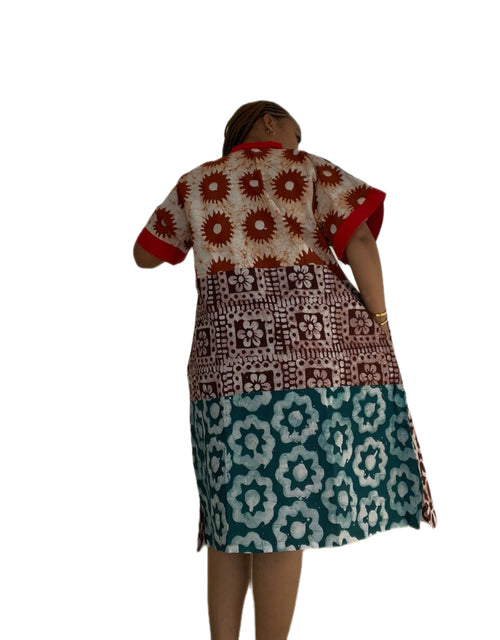 Mix Batik Short Dress