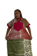 Mix Batik Short Dress