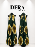 Sleeveless dera + scarf