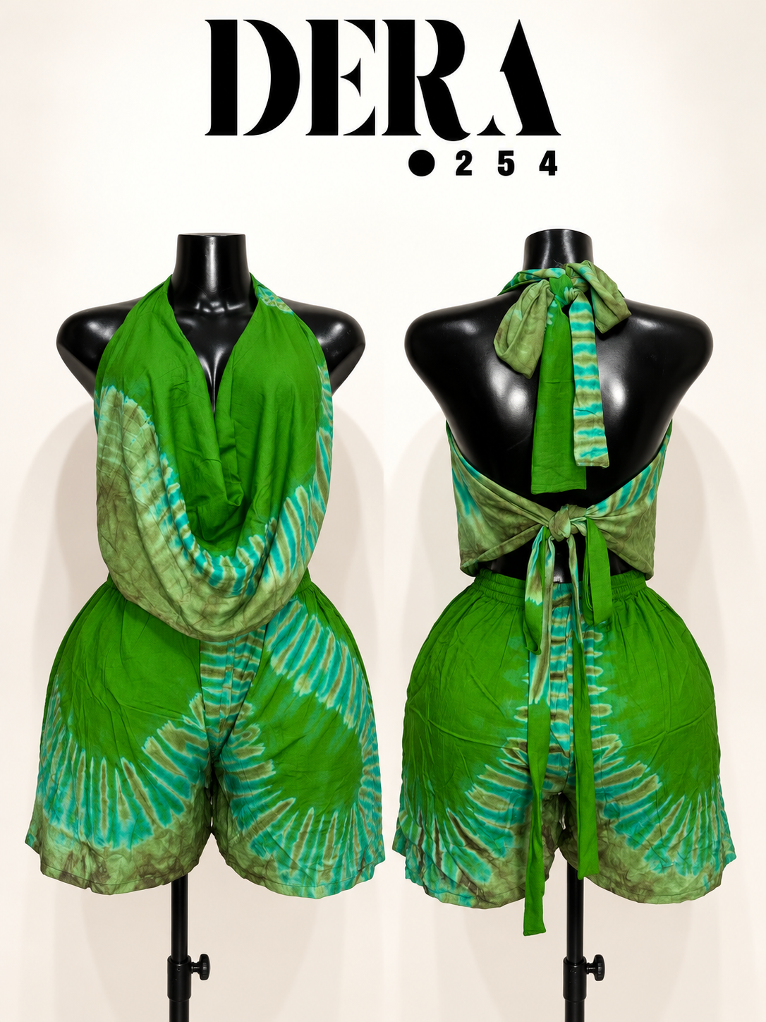 Cowl top + short set