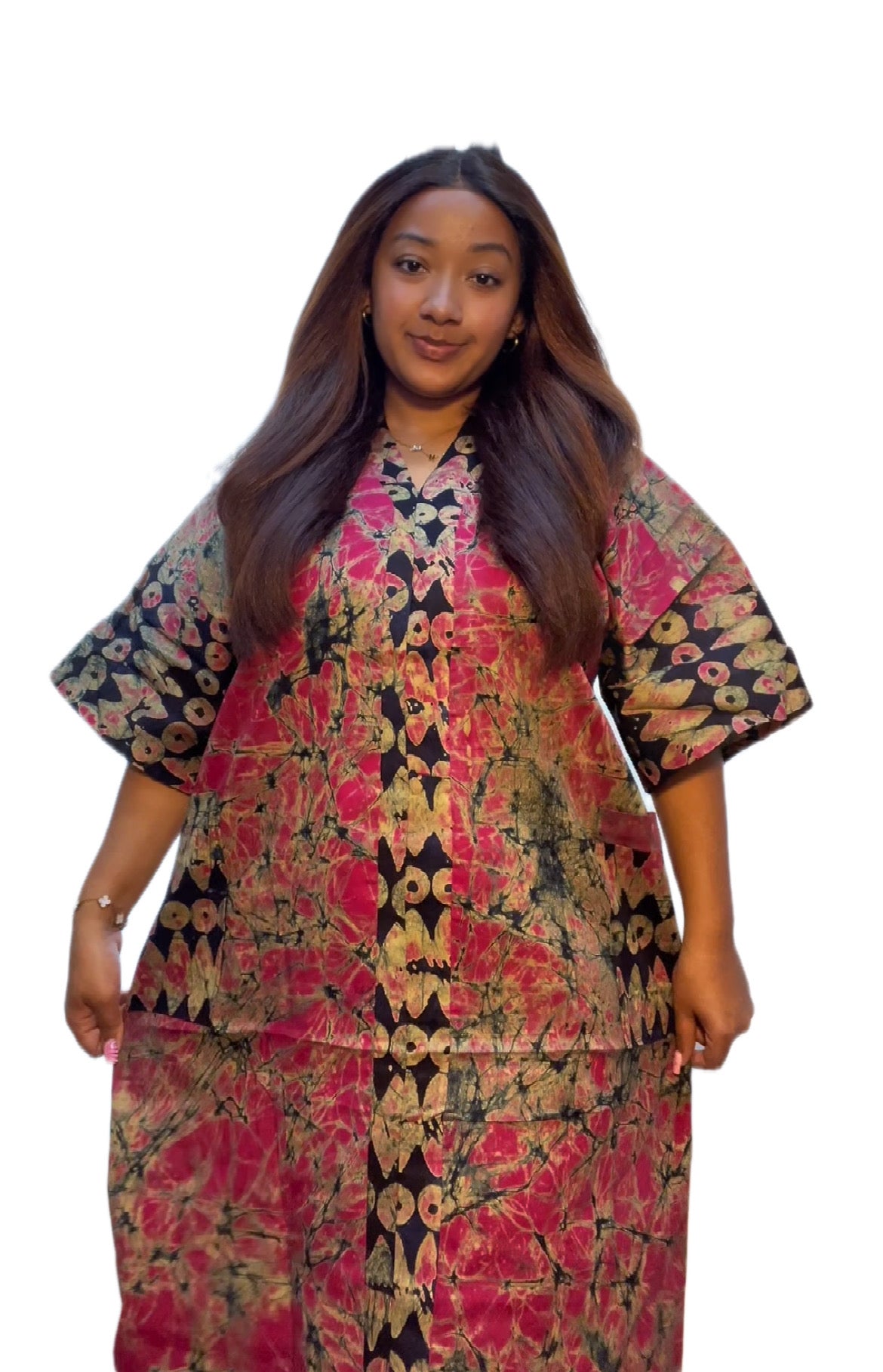 Batik Boubou Gown