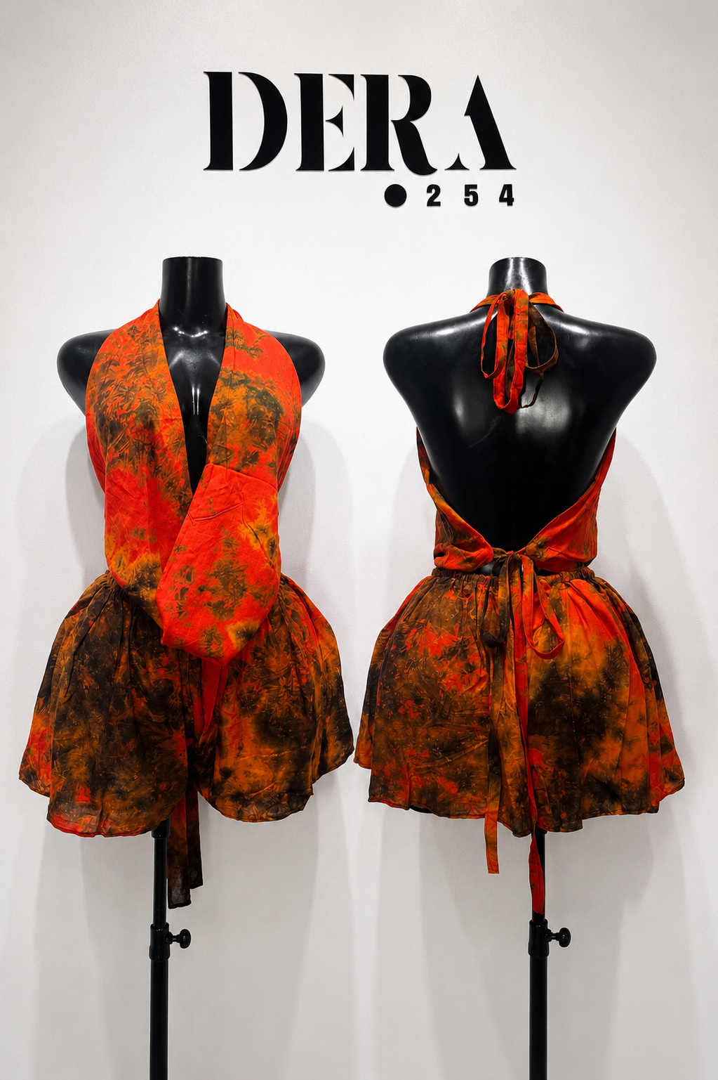 Low cowl top + short set