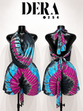 Cowl top+ short set
