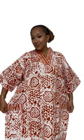 Batik Boubou Gown