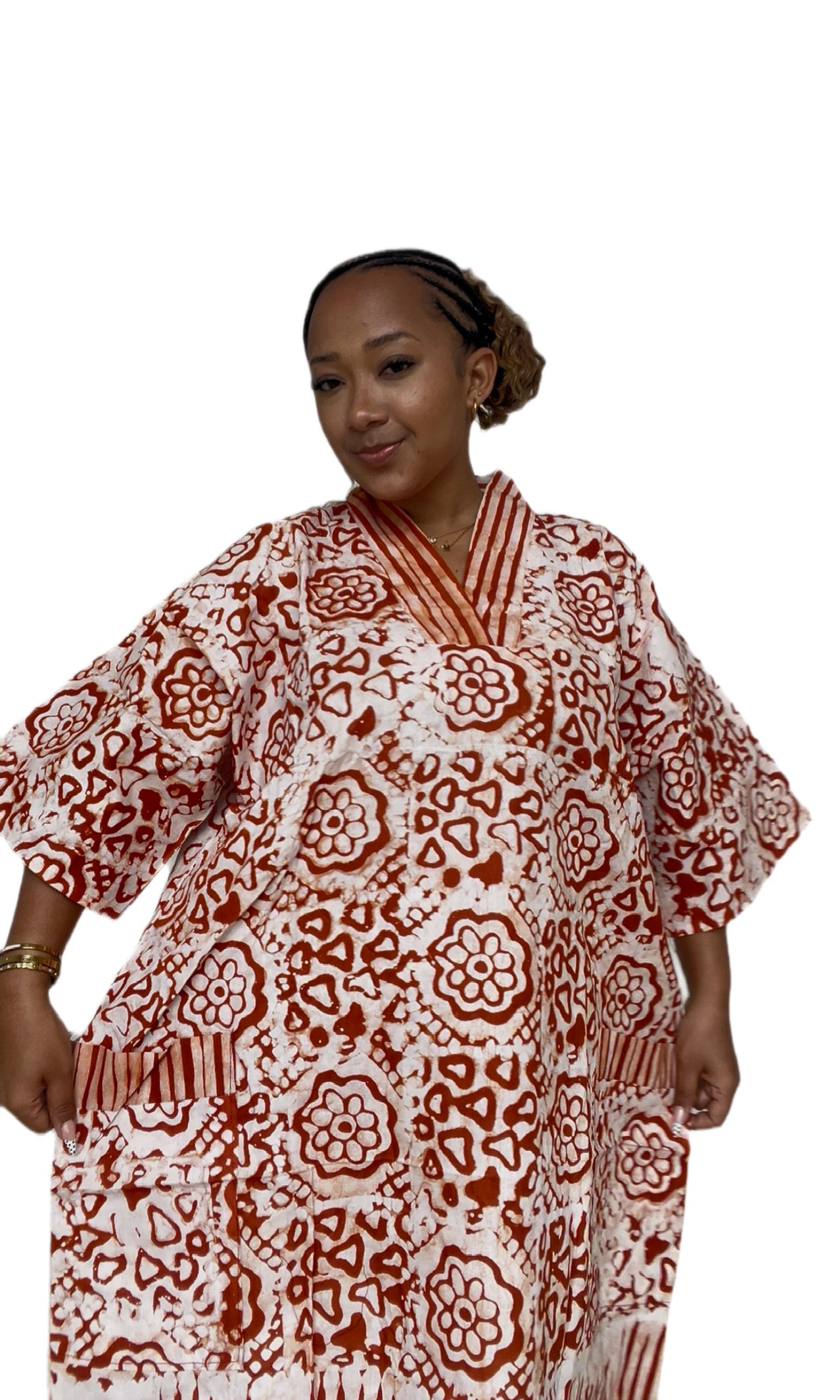 Batik Boubou Gown