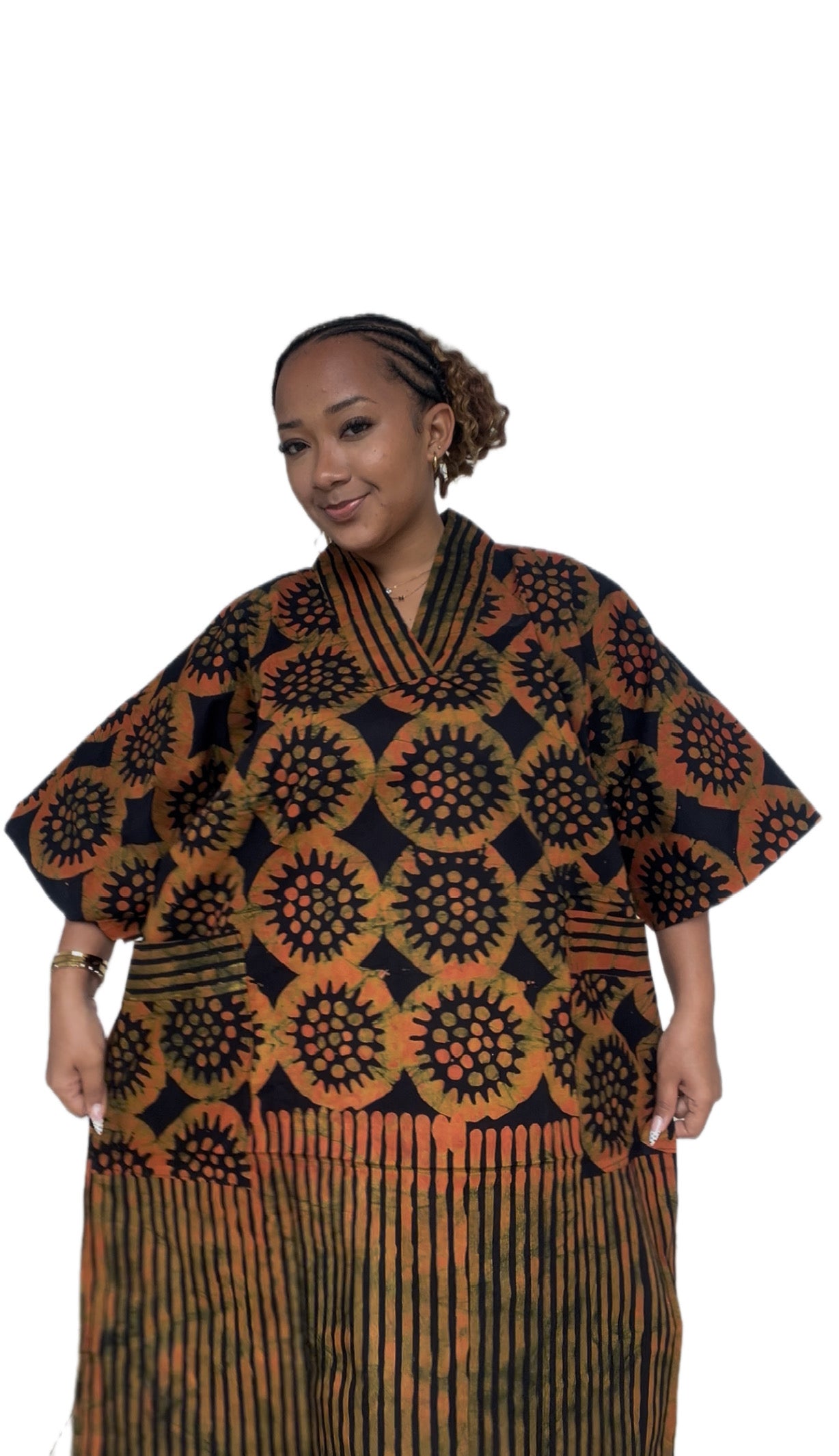 Batik Boubou Gown