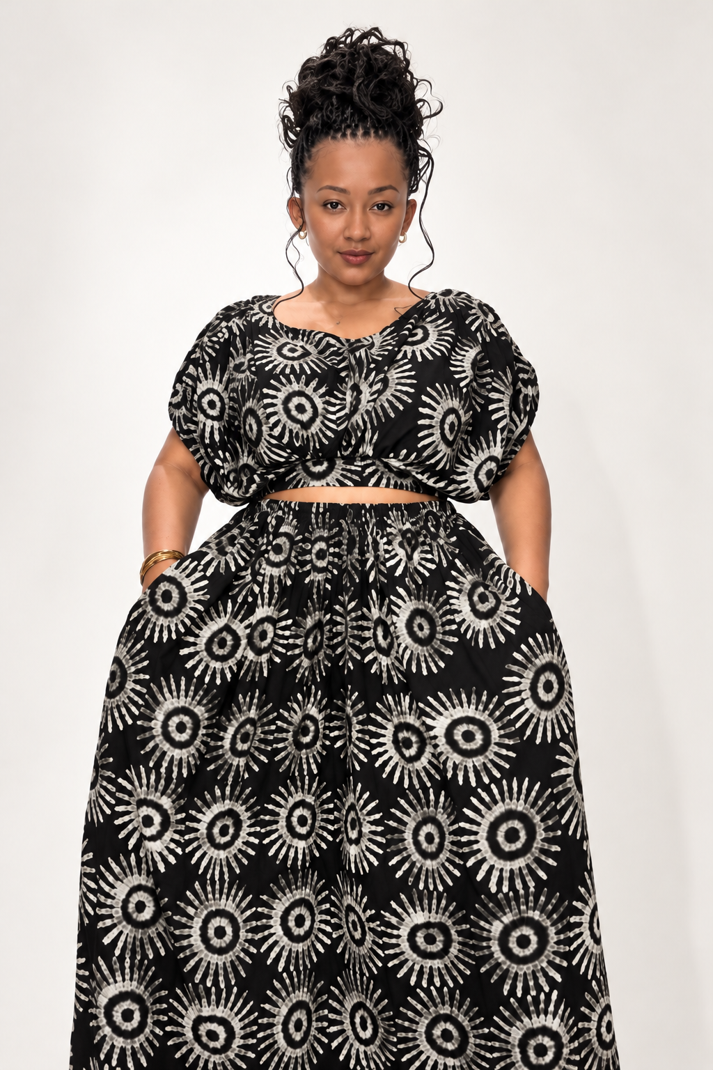 Ola two piece set (Adire-Batik)