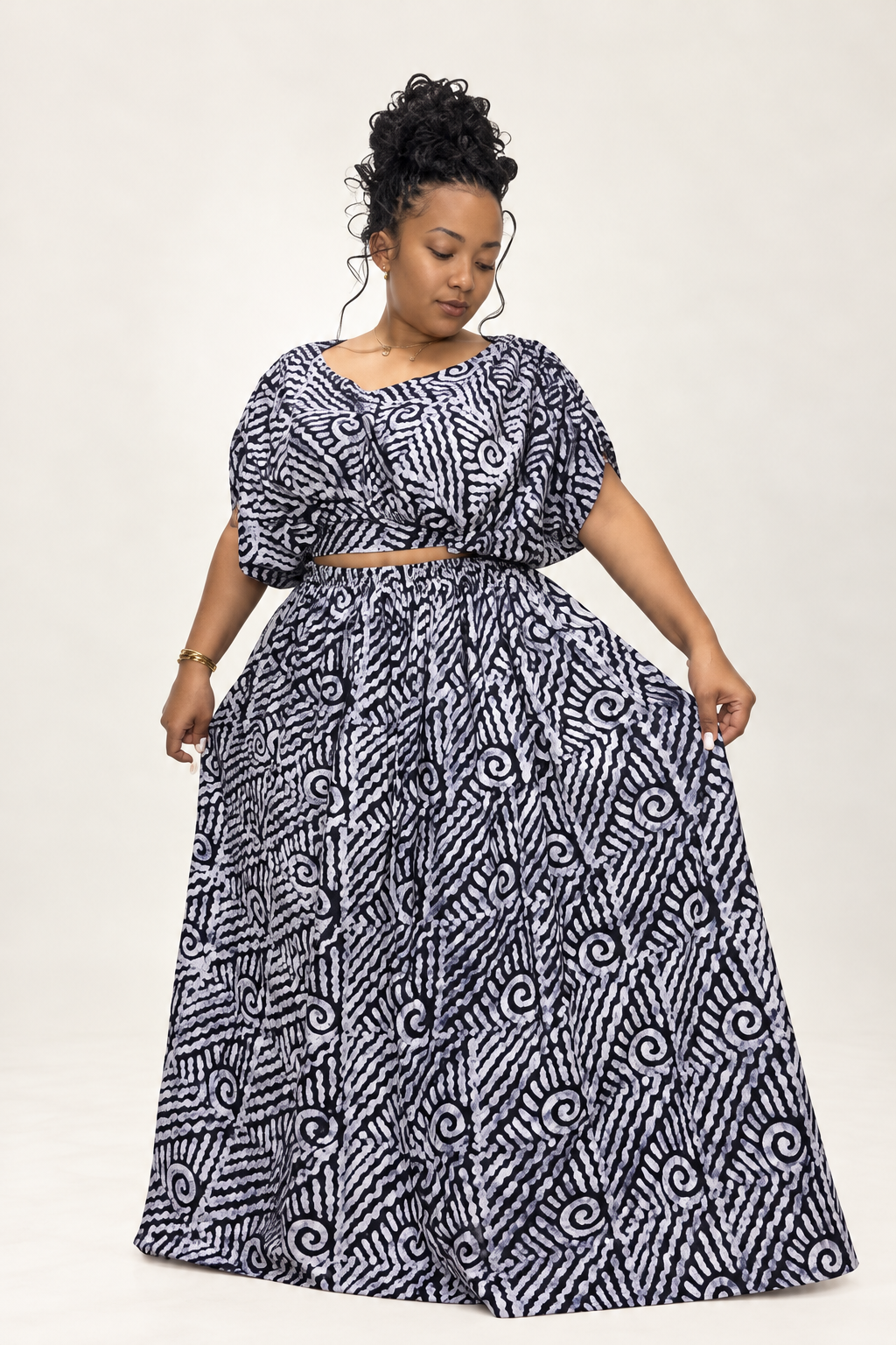 Ola set (Adire-Batik)